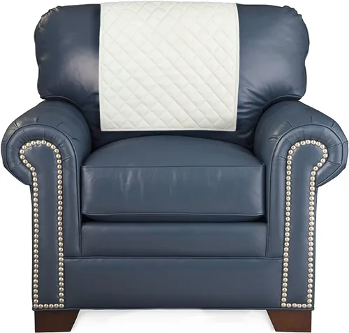 Vista 26 de LL LEATHER LOVERS Funda de cuero para reposacabezas de silla reclinable, sofá, sofá biplaza, protector de muebles, funda para asiento de teatro