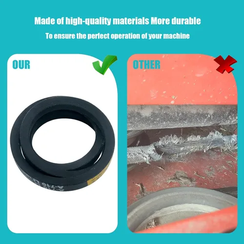 Vista 4 de Correa de transmisión de taladro para soplador de nieve 120-3892 para Toro Power Max 826 726 724 37770 37771 37772 (1/2"x41")