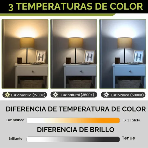Vista 5 de Bombillas CFL E26 en espiral, base media, 13 vatios (equivalente a 60 vatios), blanco suave, 2700 K, 1040 lm, luz fluorescente compacta