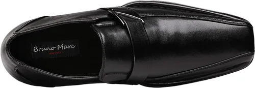 Vista 3 de Bruno Marc - Mocasines Giorgio clásicos sin cordones para hombre