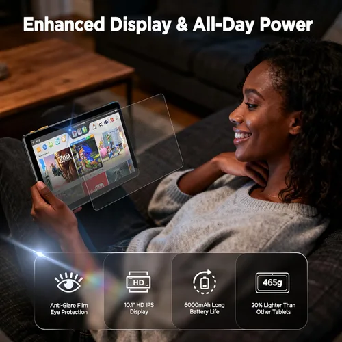 Vista 7 de Callsky-Tab Tablet de 10 pulgadas, tableta Android de 10 pulgadas, tableta Android 15, 12 GB de RAM+128 GB ROM
