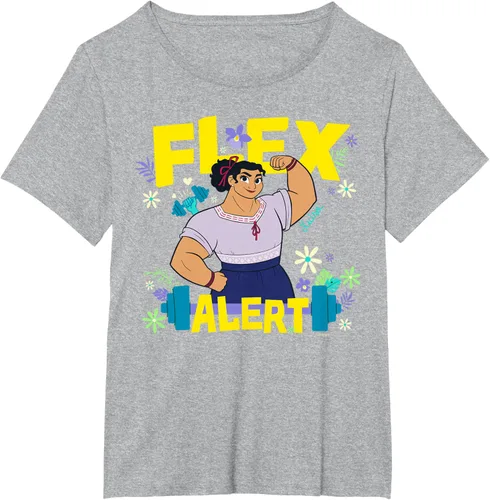 Vista 59 de Disney Encanto Luisa Madrigal Flex Alert Camiseta, Negro