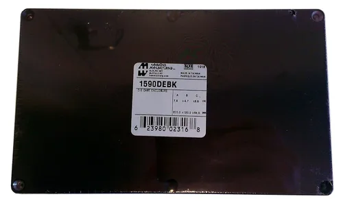 Vista 22 de Hammond Manufacturing 1590B DIECAST Caja 4.4X2.3X1.1 Plateado