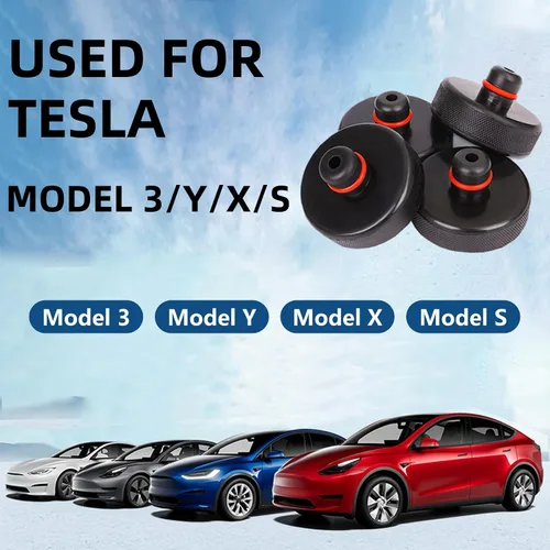 Vista 4 de Almohadillas de gato Tesla para modelo Y/3/S/X 2016 a 2026 con kit de Negro