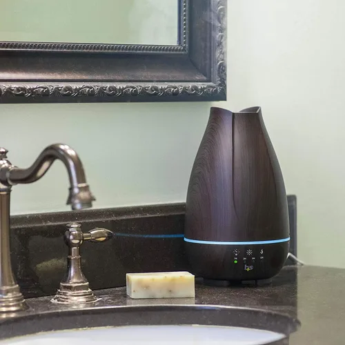 Vista 8 de HealthSmart - Difusor de aceite esencial, humidificador de niebla fría y difusor de aromaterapia con tanque de 16.9 onzas, ideal para habitaciones