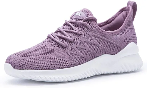 Vista 9 de Akk Zapatos de Tenis para Caminar para Mujeres - Zapatillas Casuales Ligeras con Espuma Viscoelástica Sin Cordones para Gimnasio Trabajo Viaje