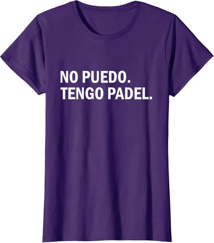 Vista 14 de Camiseta de jugador divertido No Puedo Tengo Padel Hobby