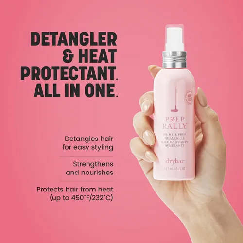 Vista 3 de Drybar Prep Rally Prime & Prep Detangler Nutre el cabello, desenreda con facilidad, deja el cabello suave y manejable, protege el cabello, libre