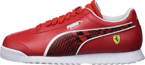 Vista 8 de PUMA Tenis unisex Ferrari Roma para niños, Rojo, 3.5 Little Kid