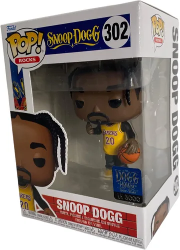 Vista 2 de Snoop Dogg Yellow Lakers Jersey - Figura de vinilo exclusiva