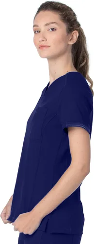 Vista 2 de Urbane Impulse 9108 - Camiseta quirúrgica con cuello en V para mujer