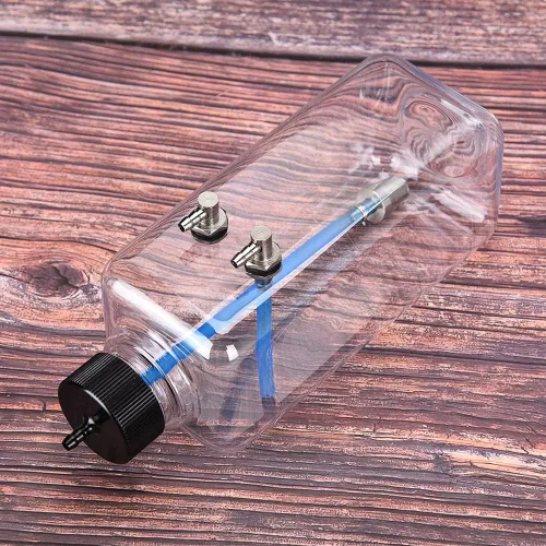 Vista 6 de Ejoyous Combustible de gas para motor RC, combustible de plástico transparente para avión RC control remoto, piezas de accesorios