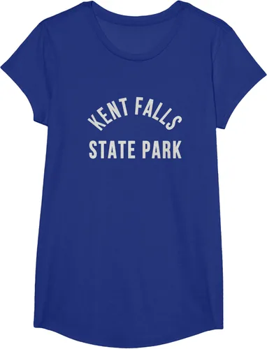 Vista 24 de Kent Falls State Park Connecticut Arch CT Camiseta, Azul