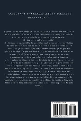 Vista 2 de PERO QUERÍAS SER DOCTOR Ensayos cortos de lo que implica ser médico (Spanish Edition)