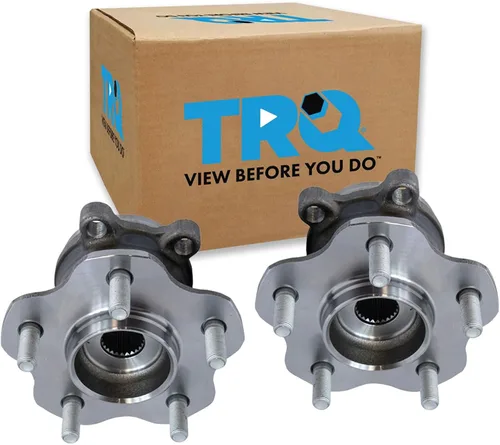 Vista 200 de TRQ Juego de 2 rodamientos de rueda delantera y conjunto de cubo compatible con Tesla 3 2020 Y 2018-2019 para Tesla 3 2020 Tesla Y AWD 2018-2019
