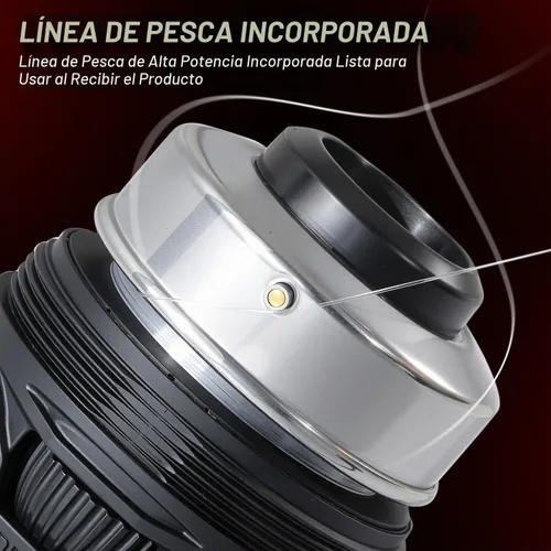 Vista 5 de Sougayilang Spincast - Carrete de pesca, relación de engranajes de alta velocidad 3.9:1, diseño de cebo de botón sin problemas y mango reversible