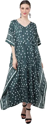 Vista 54 de Miss Lavish London - Kaftán largo para mujer - Kaftán de playa africano y kaftan moderno para fiesta y bodas 109-azul