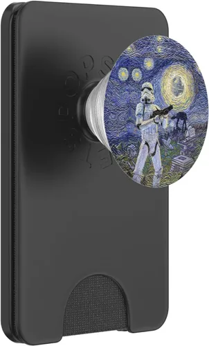 Vista 8 de Star Wars PopSockets PopGrip estándar Starry Night Stormtrooper