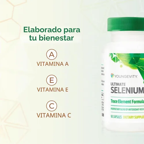 Vista 5 de Youngevity Ultimate Selenium Trace Element Formula - 90 cápsulas Selenio 100 MCG + otras vitaminas y minerales esenciales (paquete de 1)
