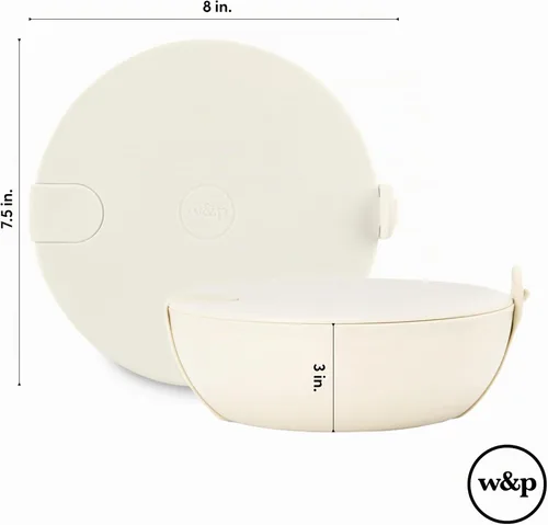 Vista 7 de W&P WP-PBC-CM - Cuenco con tapa Porter, para almacenar comida, ensaladas, comidas preparadas, hermético, apto para lavavajillas y microondas
