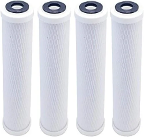 Vista 2 de CFS - Juego de 5 filtros de agua que incluye carcasa de filtro de 10 pulgadas y cartuchos de filtro de carbono compatibles con modelos 10CLW12