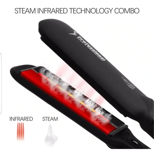 Vista 4 de Plancha 2 En 1 Infrarojo Vapor Steam Styler Turmalina 3/4