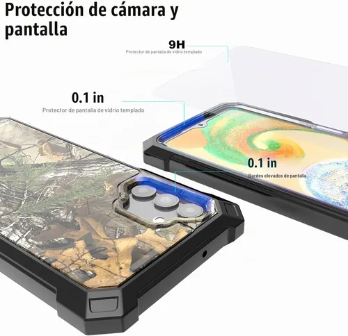 Vista 6 de Ailiber Funda delgada para teléfono Samsung Galaxy A04s/A13, protector