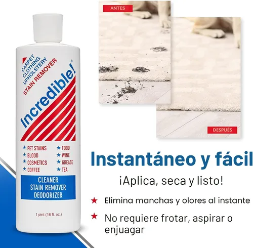 Vista 3 de Limpiador quitamanchas Incredible Inc., desodorante de 16 onzas, Paquete con 3