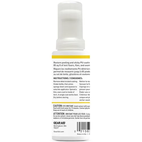Vista 2 de Gear Aid Seam Grip TF - Sellador de tela para tienda de campaña impermeable, transparente, 4 onzas líquidas