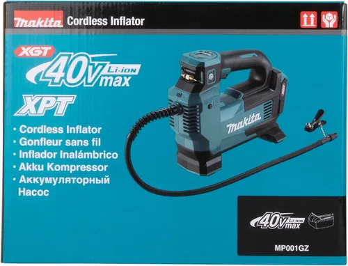 Vista 20 de Makita Compresor MP001GZ 11.1 bar 40V máx. (sin batería y cargador), gasolina