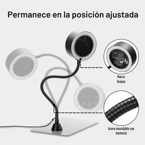 Vista 5 de SainSmart Ventilador portátil del extractor del humo, amortiguador