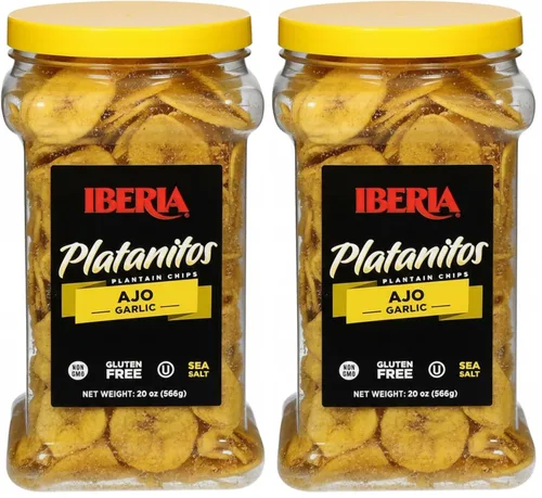 Vista 12 de Iberia Saladito - Plátanos fritos ligeramente salados, 20 onzas