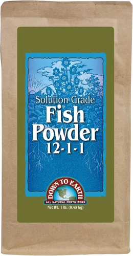 Vista 8 de Down to Earth All Natural Fertilizers Polvo de pescado de grado orgánico – Nitrógeno soluble en agua – Hace hasta 250 galones de fertilizante