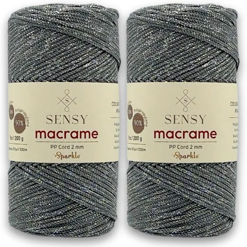 Vista 151 de Sensy Premium 2mm 229.5 metros de cuerda de poliéster 100% cordón de polipropileno Cordón de macramé 2mm Cordón para bolso de crochet Hilo
