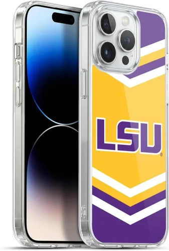 Vista 267 de Head Case Designs Funda de gel suave con licencia oficial de la Universidad Estatal de Louisiana LSU Camou compatible con Apple iPhone 7 Plus/iPhone