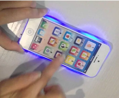 Vista 2 de Teléfono Juguete Jugar Móvil Teléfono Celular Música Aprendizaje para Niño Toddle