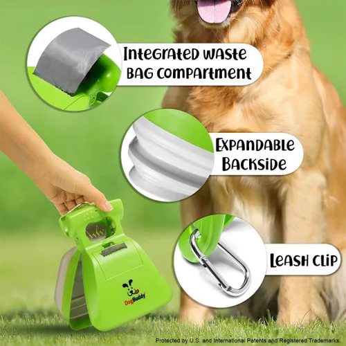 Vista 8 de Paquete grande de recogedor de excrementos (niebla) y bolsas de basura grandes (biodegradables)