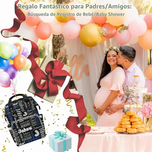 Vista 7 de Bolsos de bebé de encargo del muchacho del nombre, mochila Negro 01