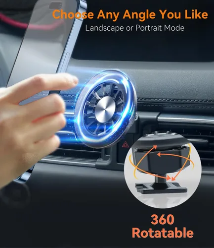 Vista 3 de Soporte magnético para teléfono Mazda CX-5 2017-2025, soporte de teléfono de coche manos libres para CX5, compatible con iPhone 15 Pro max/14/13/12