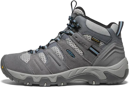 Vista 3 de KEEN Botas de senderismo Headout de altura media impermeables para todo terreno para mujer