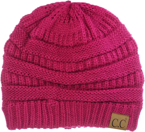 Vista 320 de C.C Trendy Warm Chunky Soft Stretch Cable Knit Beanie