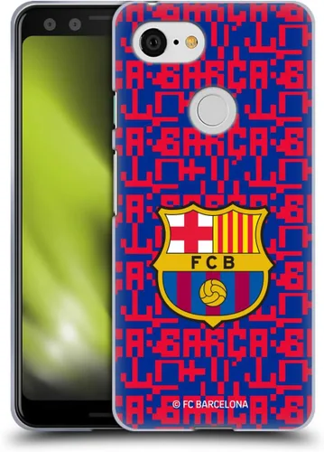 Vista 9 de Head Case Designs Funda de gel con licencia oficial del FC Barcelona Barca Crest Graphics [protección de grado militar] compatible con Google Pixel 3