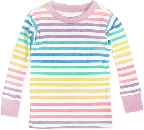 Vista 3 de HonestBaby Conjunto de pijama de 2 piezas de algodón orgánico unisex para bebé