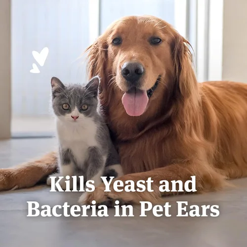 Vista 6 de PetArmor Enjuague de oídos para perros y gatos, 4 onzas