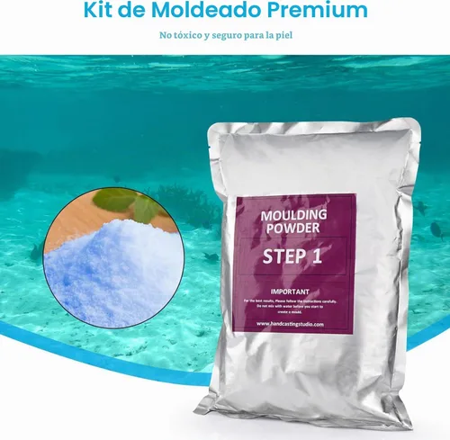 Vista 8 de Godora - Kit de fundición manual para parejas, captura huellas dactilares y detalles finos