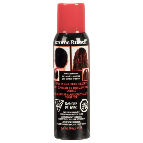Vista 5 de Jerome Russell espesante de color para cabello. Adelgazamiento del cabello, Negro