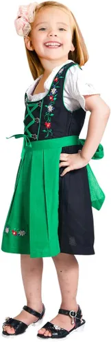 Vista 4 de Niños Dirndl Dik07 3 piezas talla 10, Oktoberfest drindle-s dress-es traje-s