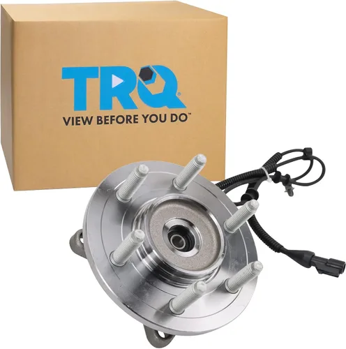 Vista 132 de TRQ Cojinete de rueda lateral del pasajero trasero y conjunto de cubo compatible con Ram ProMaster 1500 ProMaster 2500 ProMaster 3500 2014-2023