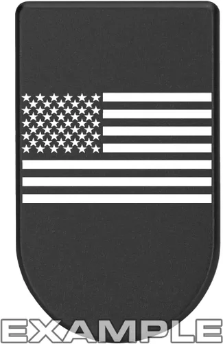 Vista 5 de Placa base de cargador de extensión de dedo para Springfield Hellcat 10 redonda de 0.354 in, fabricada en los Estados Unidos, aluminio anodizado