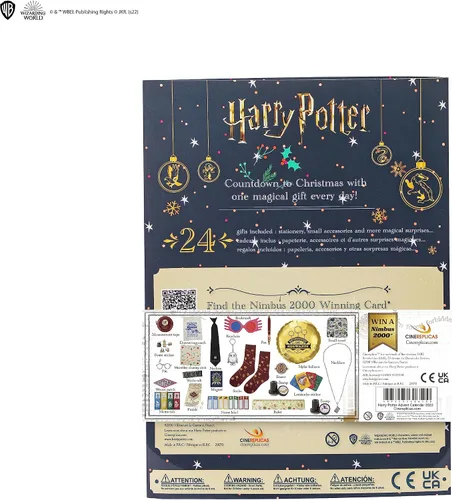 Vista 3 de Cinereplicas - Licencia oficial de Harry Potter - Calendario de Adviento 2022